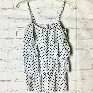 Bongo Polka Dot Spaghetti Strap Top
